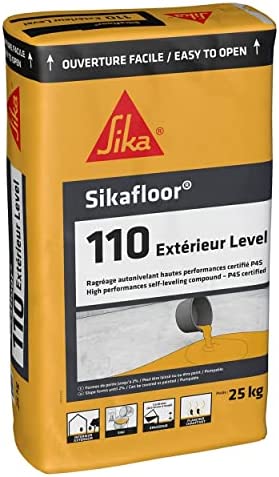 Les produits   Poudre et liant - Ragréage sol autonivelant  Sika Level-110 extérieur gris 25kg